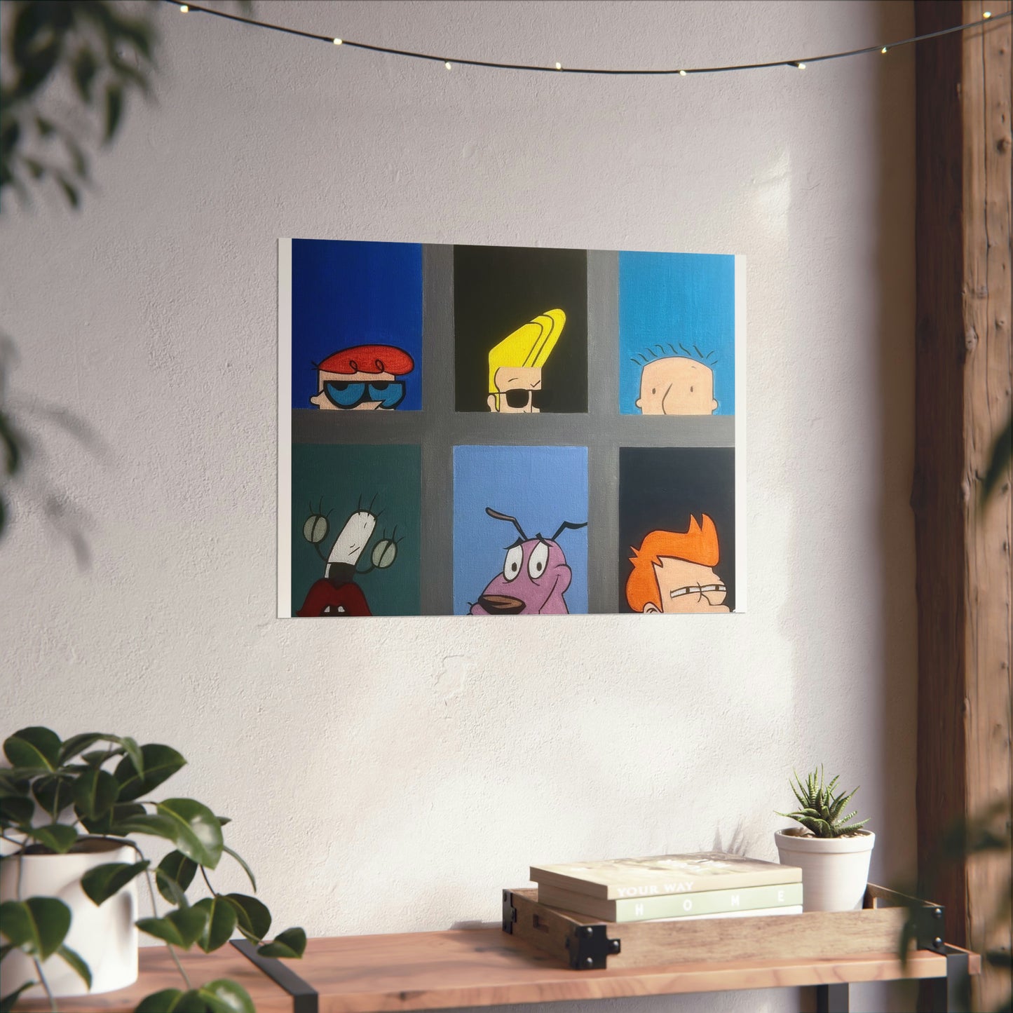 90 Babies Cartoon Print