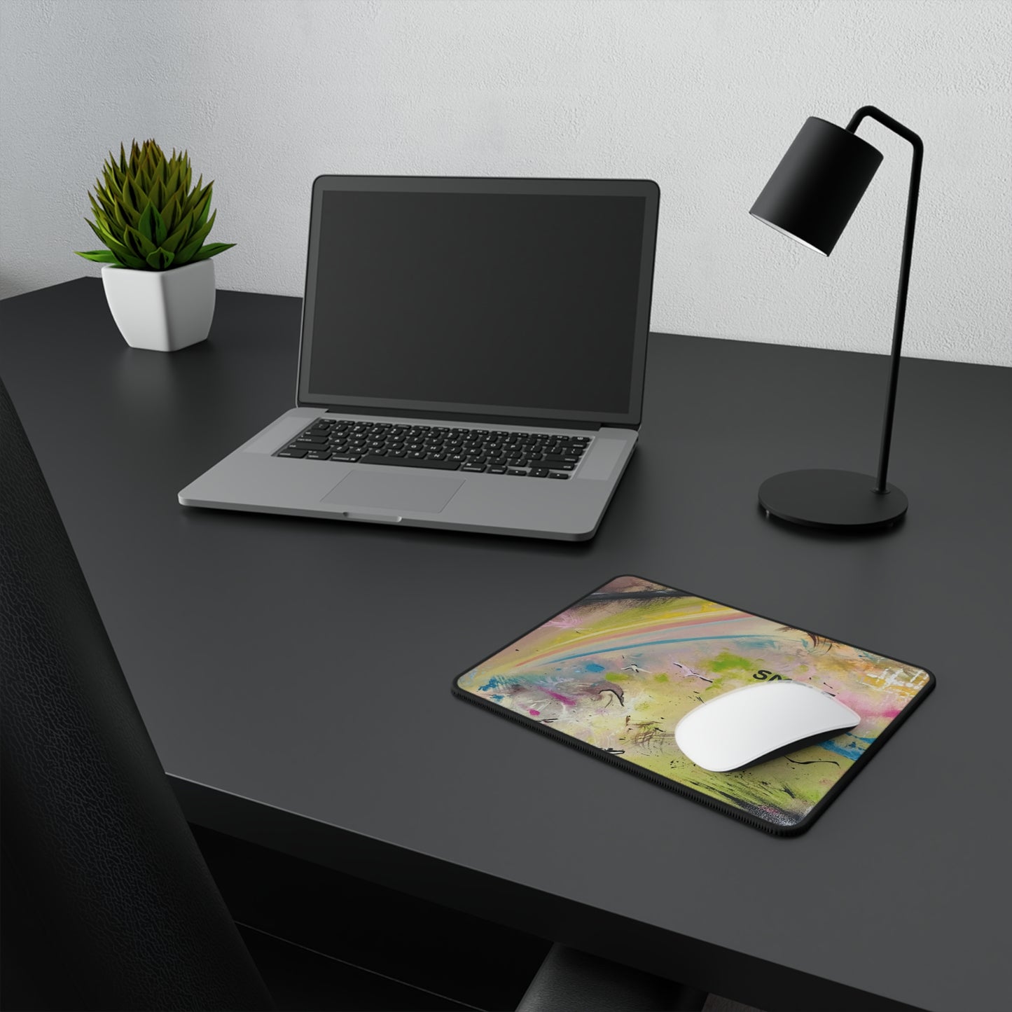 Smile Abstract Mouse Pad