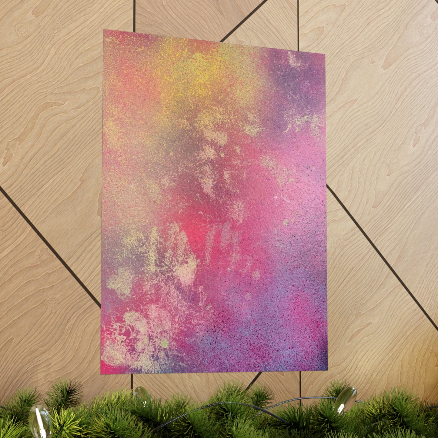 Pink Abstract Print