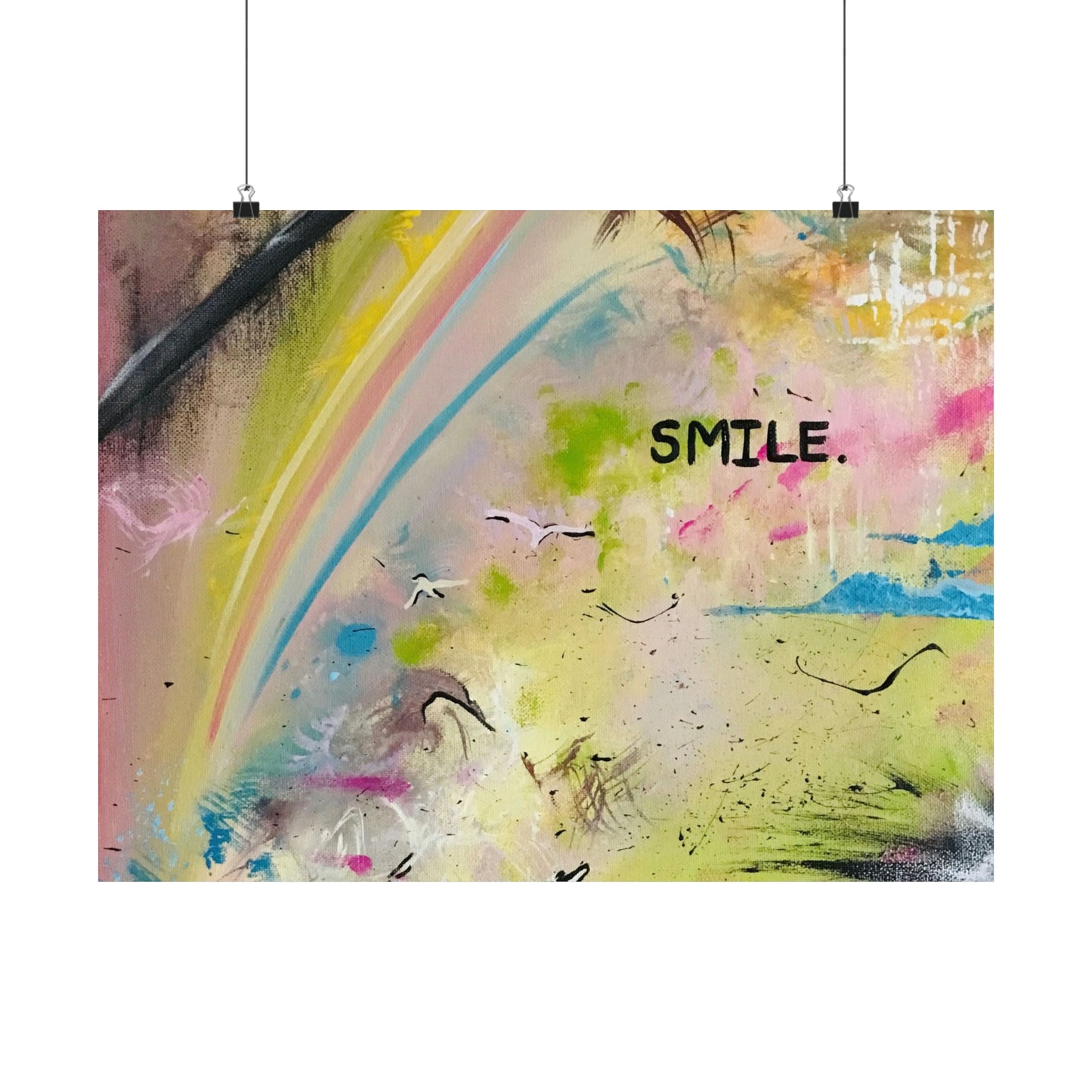 Smile Abstract Print